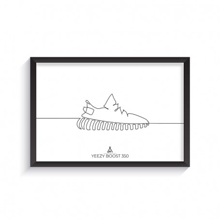 Rahmen Yeezy Boost 350 One Line | La Sneakerie