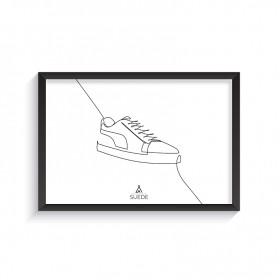 Cadre Puma Suede One Line One Line Puma Suede Frame | La Sneakerie