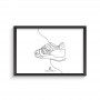 One Line Gel-Lyte III Frame | La Sneakerie
