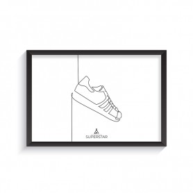 Rahmen Superstar One Line Cadre Superstar One Line | La Sneakerie