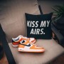 KISS MY AIRS. Square Cushion | La Sneakerie