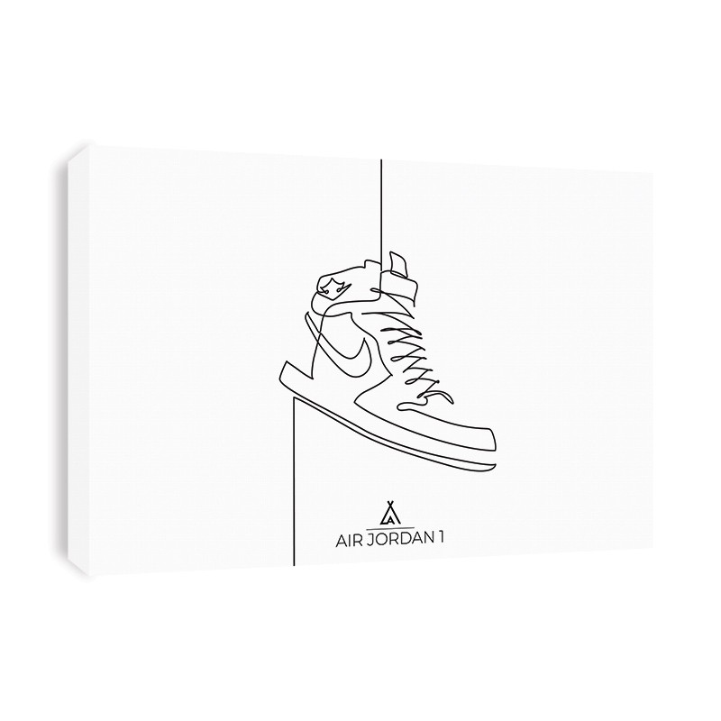 Tableau Air Jordan 1 One Line Tableau Air Jordan 1 One Line