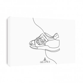 Tableau Gel Lyte III One Line Tableau Gel Lyte III One Line | La Sneakerie