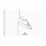One Line Superstar Canvas Print | La Sneakerie