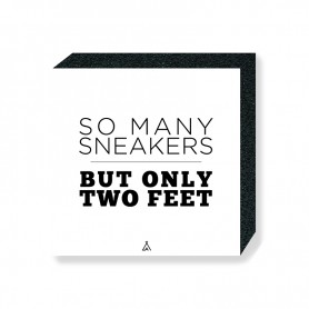 Bloc Mural So Many Sneakers But Only Two Feet Wandbild Bloc So many sneakers but only two feet | La Sneakerie