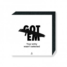 Bloc Mural Your Entry Wasn't Selected Your Entry Wasn't Selected Square Print | La Sneakerie