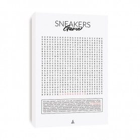 Leinwand Mots Mêlés Tableau Mots Mêlés | La Sneakerie