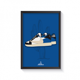 Rahmen Air Jordan 1 Travis Scott Fragment Cadre Air Jordan 1 Travis Scott Fragment | La Sneakerie