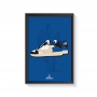 Cadre Air Jordan 1 Travis Scott Fragment | La Sneakerie
