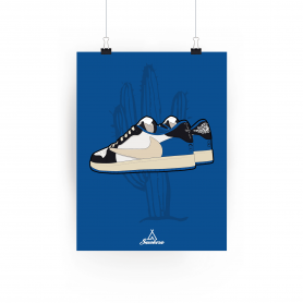 Poster Air Jordan 1 Travis Scott Fragment Poster Air Jordan 1 Travis Scott Fragment | La Sneakerie
