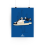 Poster Air Jordan 1 Travis Scott Fragment | La Sneakerie