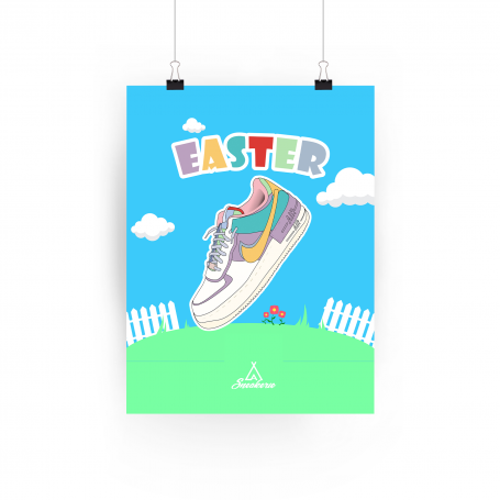 Nike Air Force 1 Low Easter Egg Poster | La Sneakerie