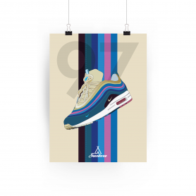 copy of Poster Air Jordan 1 x Maison Château Rouge Poster Nike Air max 1/97 Sean Wotherspoon | La Sneakerie
