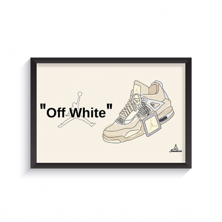 Nike Air Jordan 4 Off White Frame | La Sneakerie