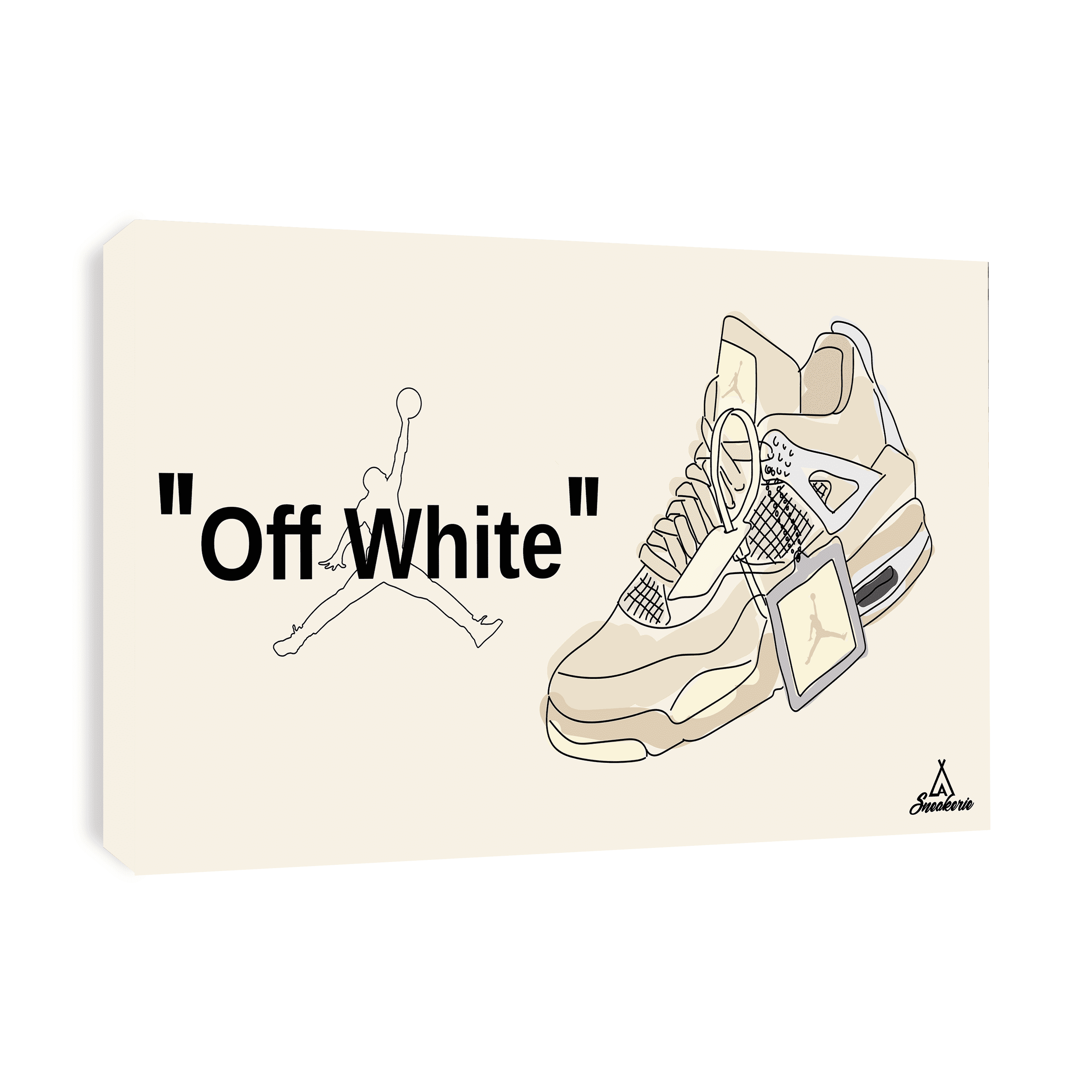 Tableau Nike Air Jordan 4 Off White La Sneakerie