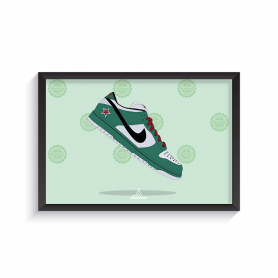 Nike Dunk Low Heineken Frame Cadre Nike Dunk Low Heineken | La Sneakerie