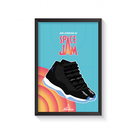 Cadre Nike Air Jordan 11 retro Space Jam | La Sneakerie