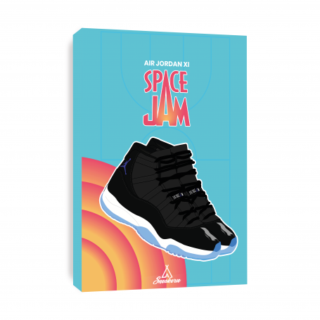 Tableau Nike Air Jordan 11 retro Space Jam | La Sneakerie