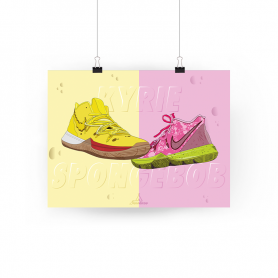 Poster Nike Kyrie x Sponge Bob Poster Nike Kyrie x Sponge Bob | La Sneakerie