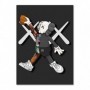 Poster Kaws basket-ball | La Sneakerie