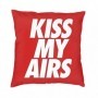 KISS MY AIRS square cushion | La Sneakerie