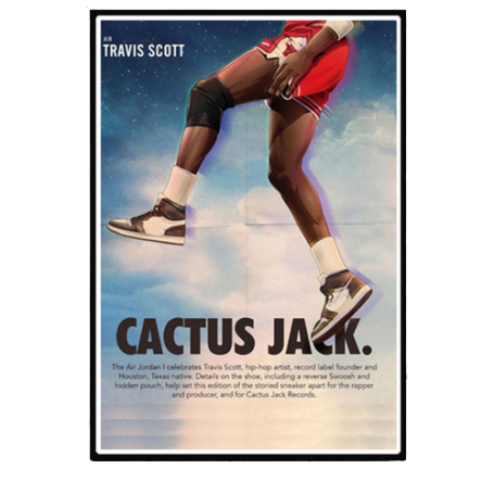 Poster Air Jordan Cactus Jack | La Sneakerie