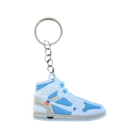 Porte-Clés Silicone Air Jordan 1 x Off White NRG | La Sneakerie