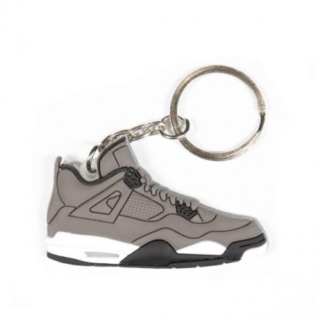 Air Jordan 4 Cool Grey Silicone Keychain | La Sneakerie