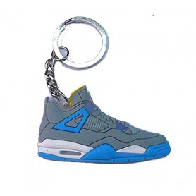 Porte-Clés Silicone Air Jordan 4  Mist Blue Porte-Clés Silicone Air Jordan 4 Mist Blue | La Sneakerie