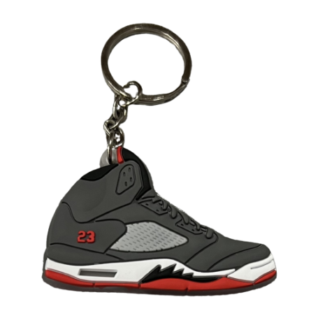 Porte-Clés Silicone Air Jordan 5 Hot Lava | La Sneakerie