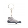 Air Jordan 11 Cool Grey Silicone Keychain | La Sneakerie