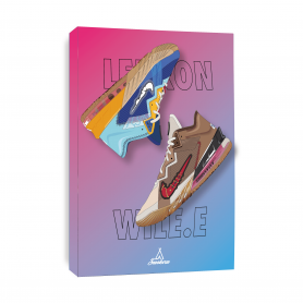 Leinwand Nike LeBron 18 Low Wile E. vs Roadrunner Space Jam Tableau Nike LeBron 18 Low Wile E. vs Roadrunner Space Jam | La Sneakerie