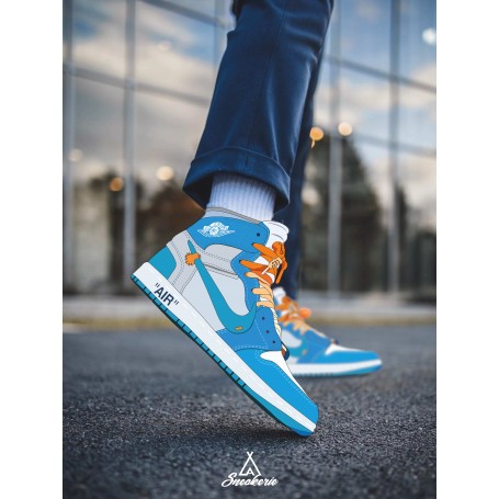 Air Jordan 1 Retro High Off-White University Blue