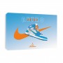 Tableau Nike Air Jordan 1 Retro High Off White University Blue | La Sneakerie