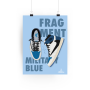 Poster Nike Air Jordan 1 Retro High OG SP Travis Scott Fragment Military Blue | La Sneakerie