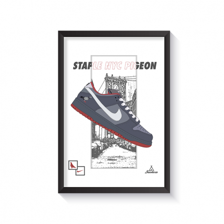 Nike Dunk Low Staple NYC Pigeon Frame | La Sneakerie