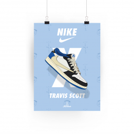 Poster Nike Air Jordan 1 Low OG SP Travis Scott X Fragment Poster Nike Air Jordan 1 Low OG SP Travis Scott X Fragment | La Sneakerie