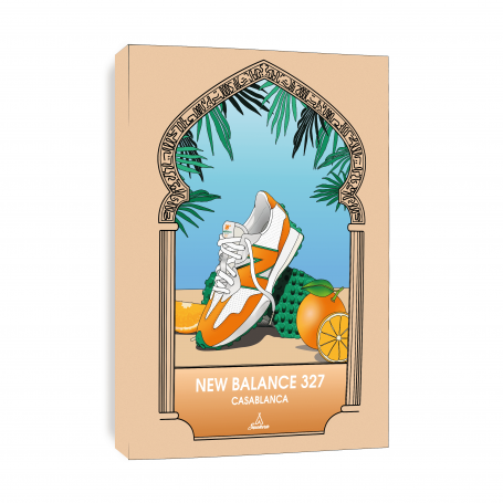 Leinwand New Balance 327 Casablanca Orange | La Sneakerie