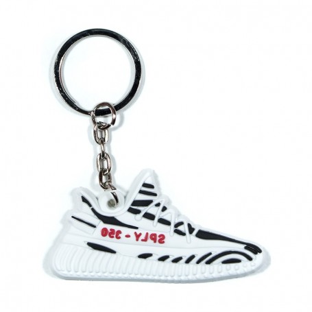 yeezy zebra keychain