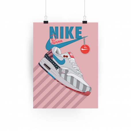 Poster Nike Air Max 1 Parra | La Sneakerie