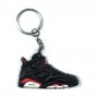 Porte-Clés Silicone Air Jordan 6 Black Infrared | La Sneakerie