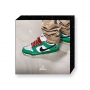 Bloc Mural Nike Dunk Low Heineken | La Sneakerie