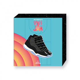 Wandbild Bloc Jordan Retro 11 Space Jam Bloc Mural Jordan Retro 11 Space Jam | La Sneakerie