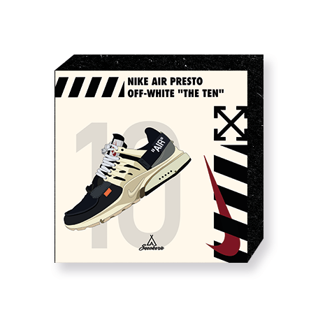 Bloc Mural Nike Air Presto Off-White The Ten | La Sneakerie