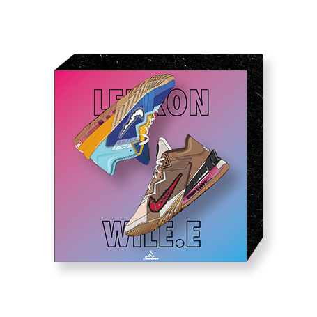 Bloc Mural Nike Lebron 18 Low Wile | La Sneakerie