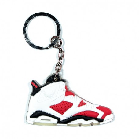 Porte-Clés Silicone Air Jordan 6 Carmine | La Sneakerie