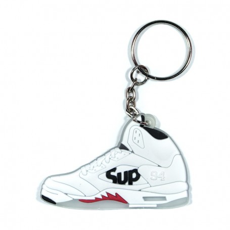 Air Jordan 5 Supreme Silicone Keychain | La Sneakerie