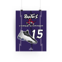 Poster Nike Shox BB4 Toronto Raptors - Vince Carter Retro OG | La Sneakerie