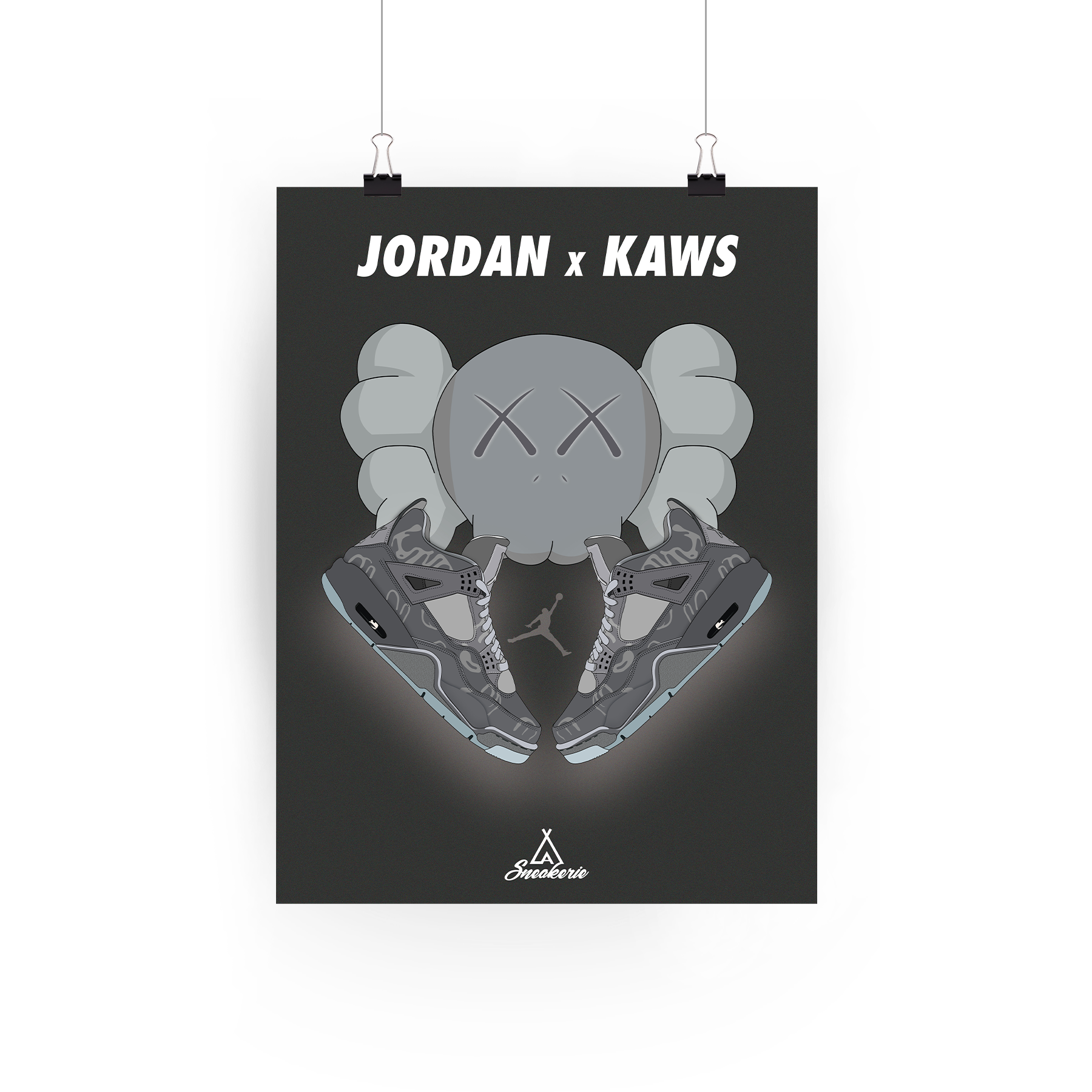 kaws x air jordan 4 retro
