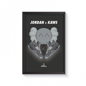 Cadre Air Jordan x Kaws Air Jordan 4 Retro Cadre Air Jordan x Kaws Air Jordan 4 Retro | La Sneakerie